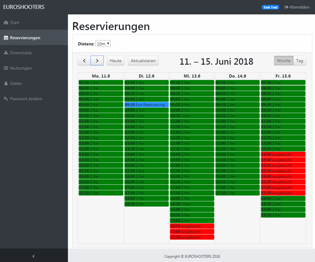 Reservierungssystem